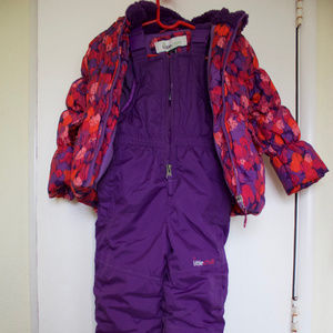 little girl jacket and bottom outfit